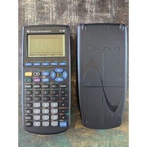 Texas Instruments TI-89 Graphing Calculator With Cover Tested / Working